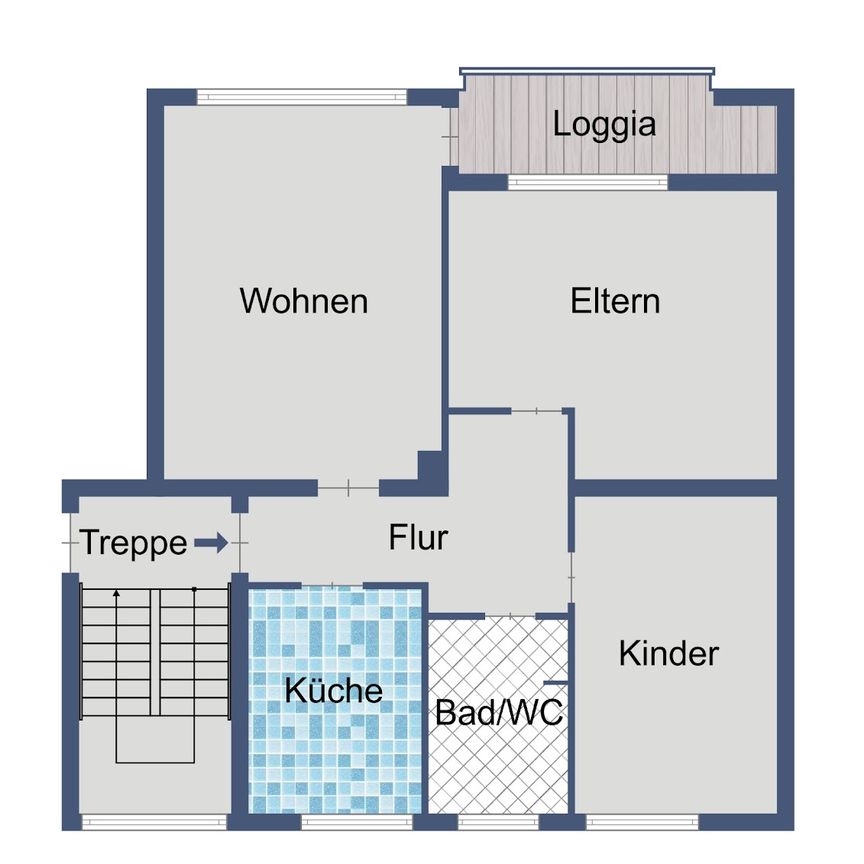 WBS erforderlich - Geräumige Wohnung in ländlicher Lage - Photo 1