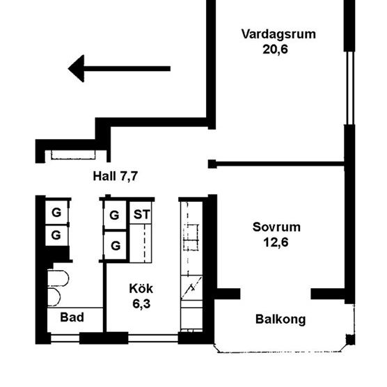 Oxtorgsgatan 14 E - Foto 2