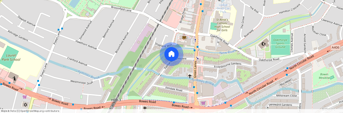 Palmerston Crescent, London, N13