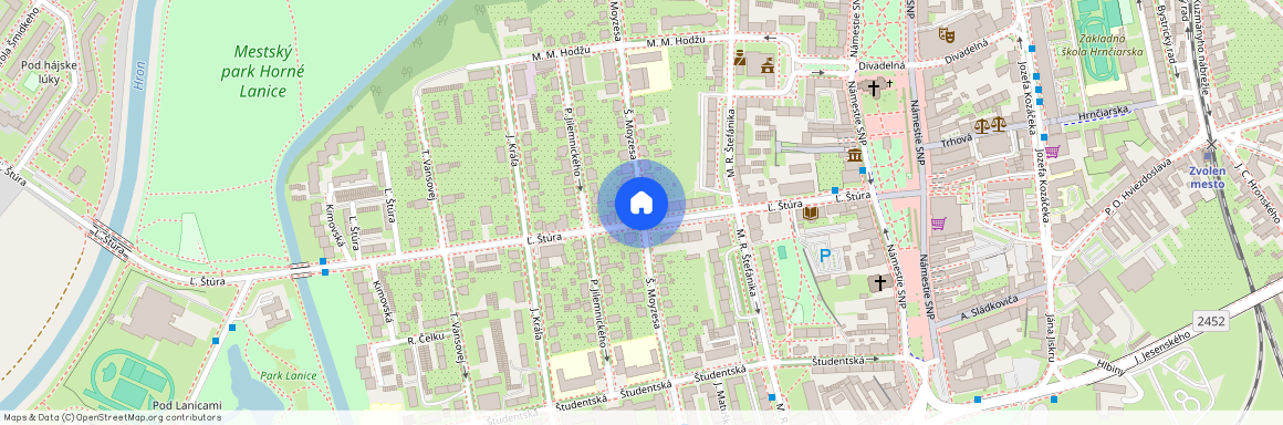 Š. Moyzesa, Zvolen, okres Zvolen