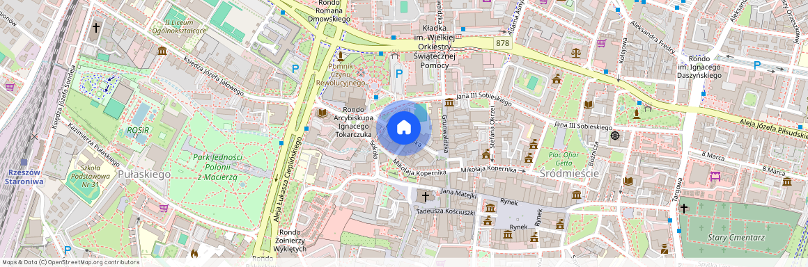 ul. Bernardyńska, Śródmieście, Rzeszów, podkarpackie