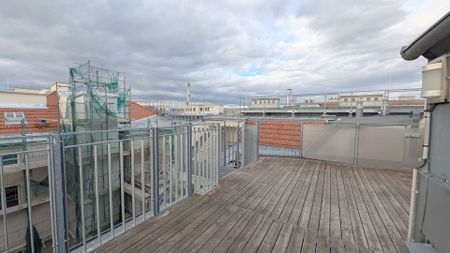 Unbefristete 4-Zimmer Dachgeschoß-Wohnung mit Terrasse in 1080 Wien zu mieten - Foto 5