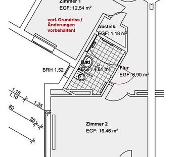 Für Senioren! 2-Zimmer mit Tageslichtbad und Balkon! - Foto 1