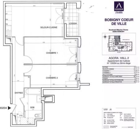 location Appartement T3 DE 65.9m² À BOBIGNY - Photo 5