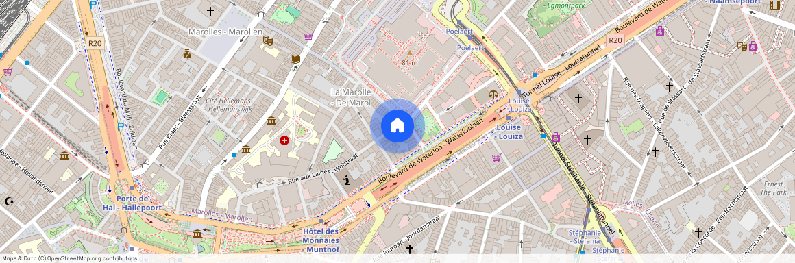 Rue Aux Laines - Wolstraat, 128, 1000, Bruxelles