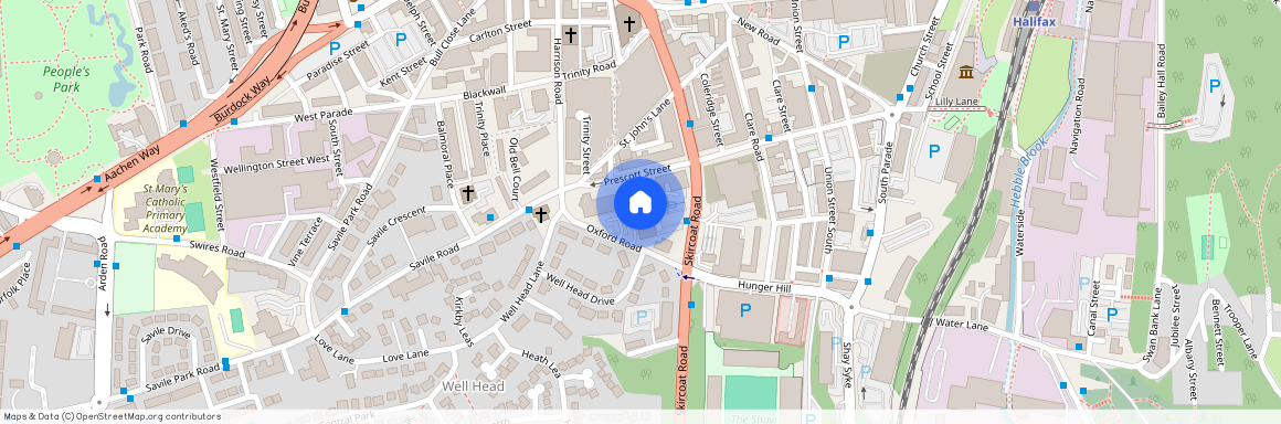 Clare Hall, Prescott Street, Halifax, West Yorkshire, HX1