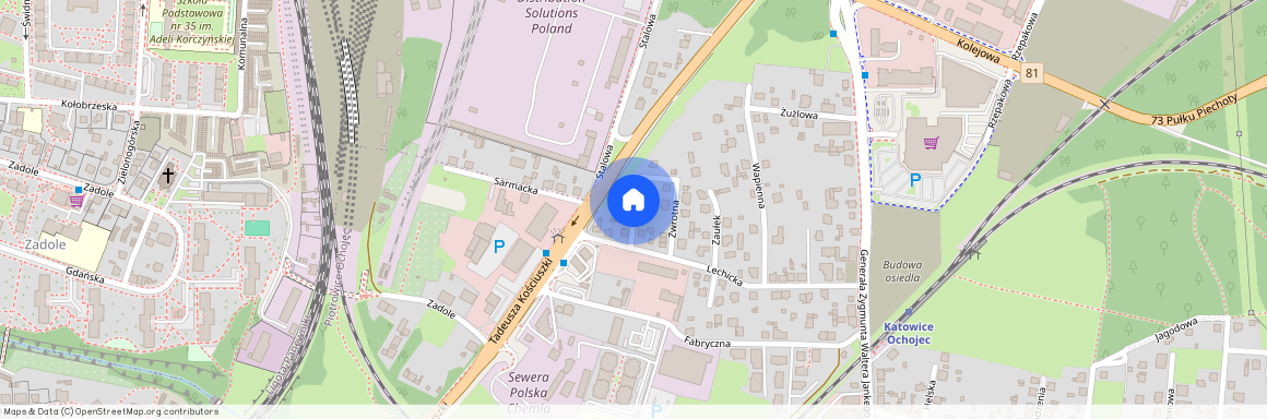 ul. Kątowa, Piotrowice-Ochojec, Katowice, śląskie