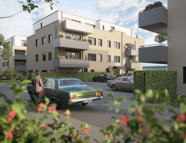 Moderne 3-Zimmer-Neubauwohnung mit Terrasse und eigenem Gartenanteil! - Photo 1