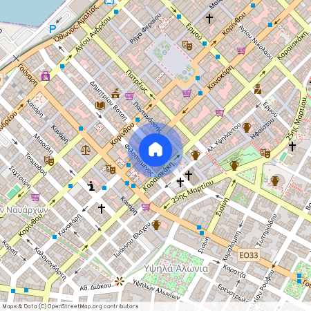 Παντοκράτορος - Αρχαίο Ωδείο (Πάτρα)