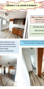 4 ½ à Sherbrooke - 1000$/mois - Rabais disponible - Photo 4