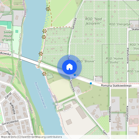 ul. Santocka, Augustówka, Mokotów, Warszawa, mazowieckie