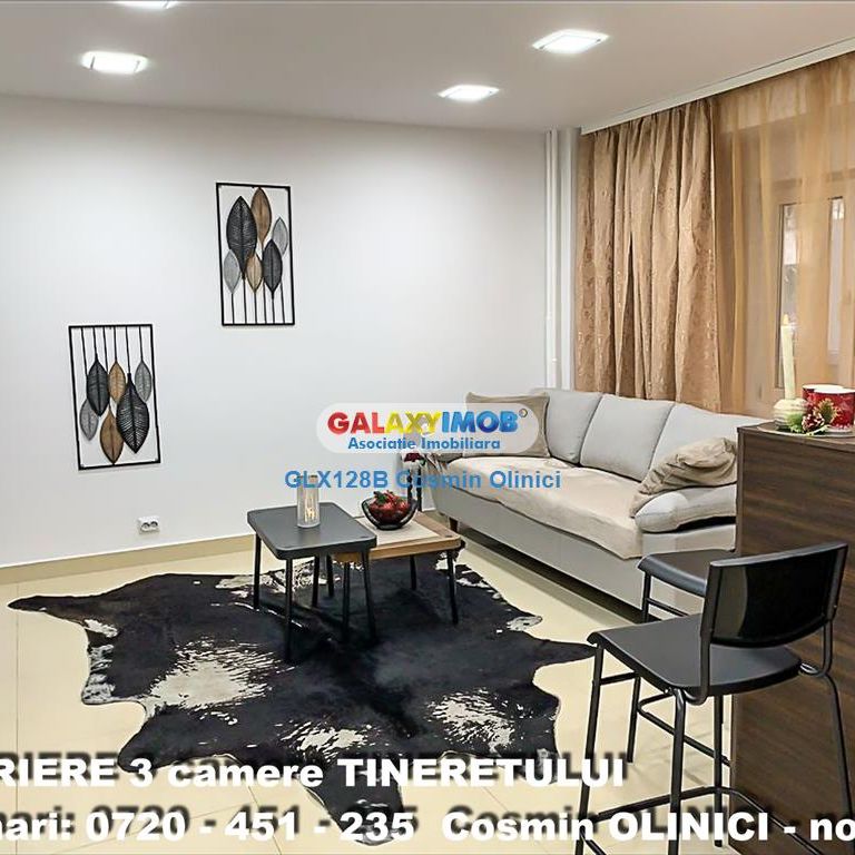 Inchiriere 3 camere dec Timpuri Noi - prima inchiriere - renovat - Fotografie 1