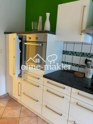 möblierte 1-Zimmer Wohnung mit Terrasse im EG in Mannheim - Foto 2