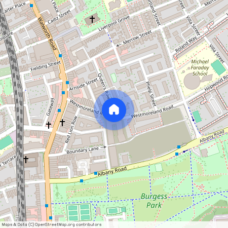 Westmoreland Road, Walworth / Burgess Park SE17, London