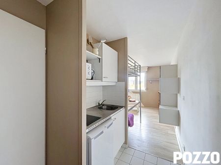 LOCATION - STUDIO MEUBLE 24.33 m² - AVENUE JEAN MONNET - CAEN - Photo 2