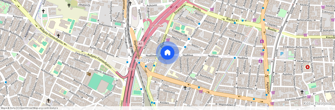 Τρεις Γέφυρες (Λεωφόρος Πατησίων - Λεωφόρος Αχαρνών)