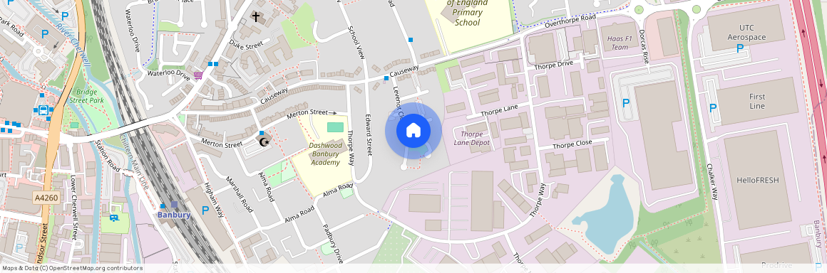 Levenot Close, Banbury, OXON, OX16
