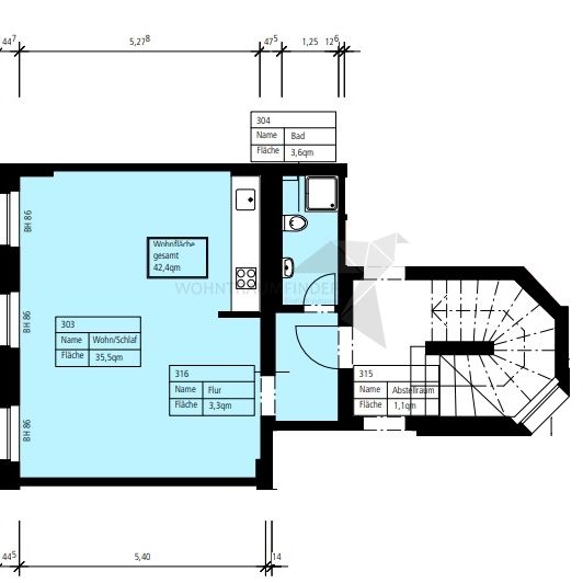 Gemütliche 1-Raum-Wohnung mit EBK im Herzen von Zwickau - Photo 1