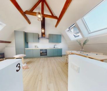 Chambres dans un appartement 4 ch. meublé à 5000 Namur  Loyer: 550 € - Photo 2
