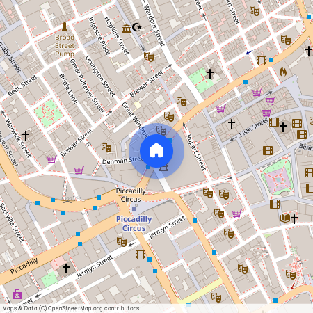 Shaftesbury Avenue, London, Greater London, Soho, WC2H