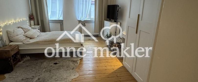 Schöne modernisierte Altbauwohnung mit Dielen und EBK, nähe Theater - Foto 1