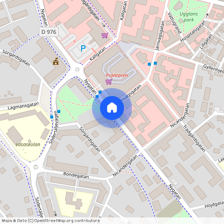 Käckens väg, Strängnäs