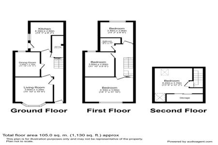 4 bedroom terraced house to rent - Photo 5