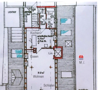 Möblierte DG Wohnung mit Lift im 3.OG im Herzen von Lauf/Pegn. - Photo 2