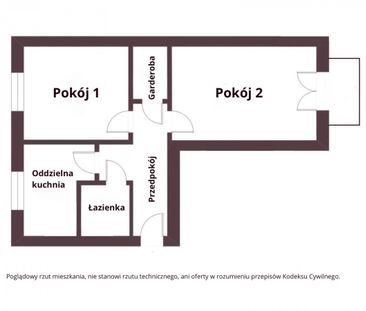 2 pokoje osobna kuchnia garderoba parking Jeżyce - Zdjęcie 3