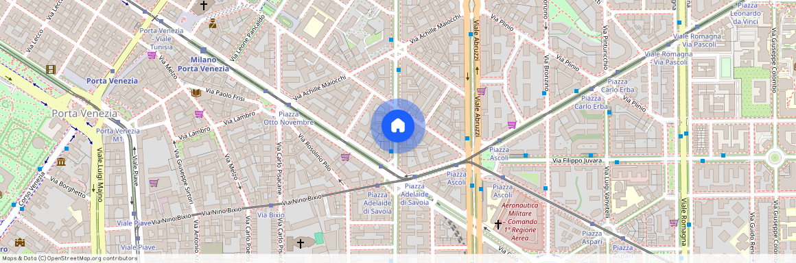 Via Antonio Stoppani Porta Venezia Buenos Aires, Porta Venezia Milano