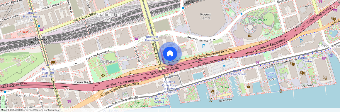 google map, Old Toronto, Old Toronto, Toronto, M5V 3V9