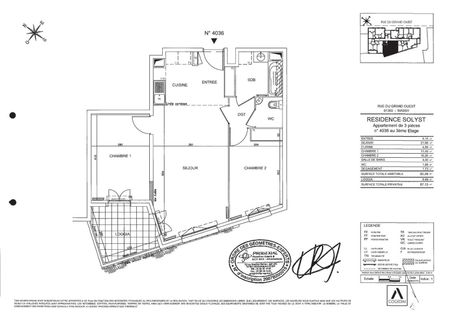 location Appartement T3 DE 60.7m² À MASSY - Photo 4
