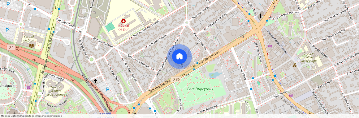 Rue de Bordeaux, Francja, Creteil