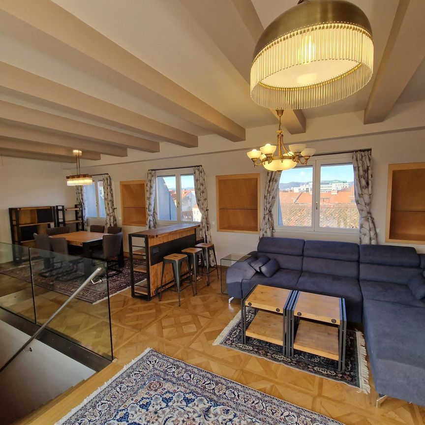 Jakoministraße 17/10 - Teilmöblierte sonnige Maisonette mit einer großzügigen sonnigen Dachterrasse und Carport in zentraler Lage - Photo 1