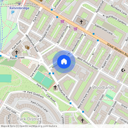 Flat 1/1, 27 Woodlands Drive, Glasgow, G4 9DN