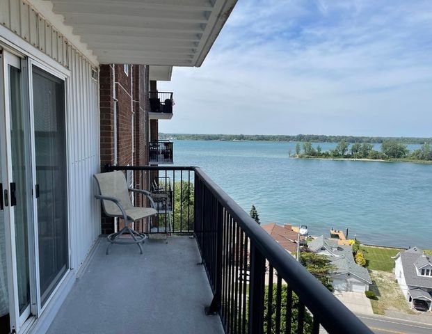 One Bedroom All Inclusive Condo with amazing view for Rent | 8591 Riverside Drive East, Windsor - Photo 1