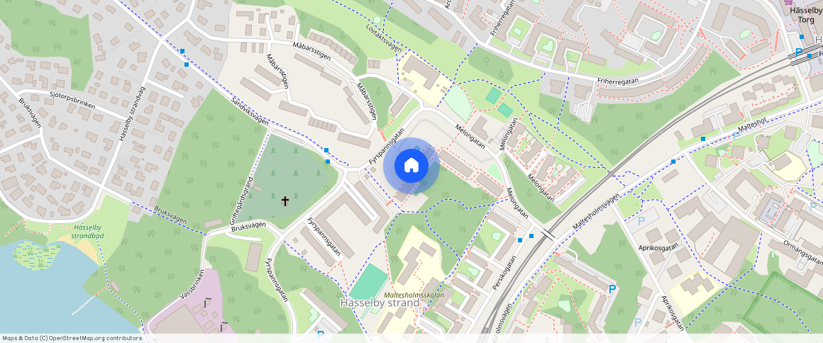 Fyrspannsgatan **, Hässelby Strand