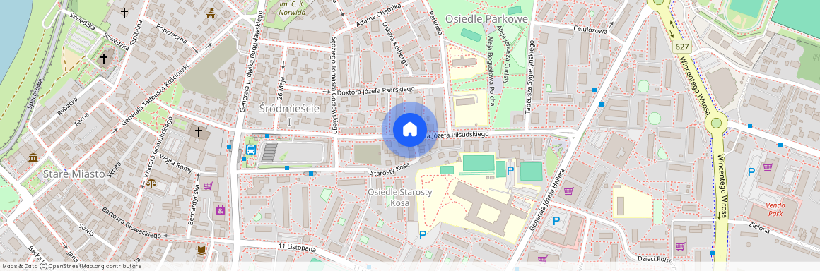 ul. marsz. Józefa Piłsudskiego, Ostrołęka, mazowieckie