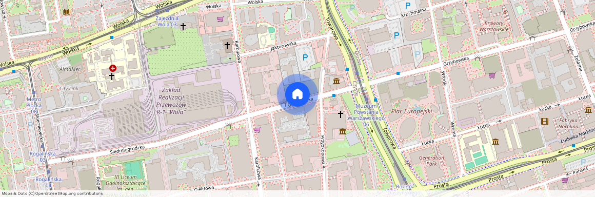 ul. Grzybowska, Czyste, Wola, Warszawa, mazowieckie