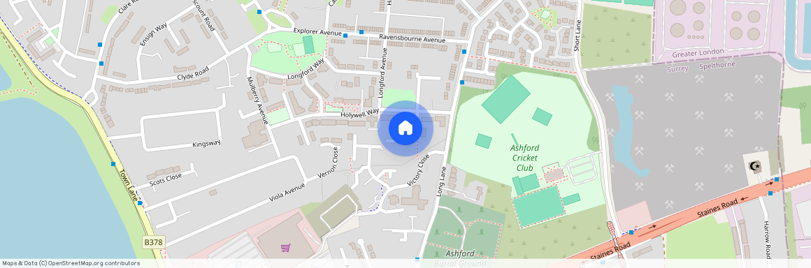 Shaw Close, Staines-upon-Thames, Surrey, TW19