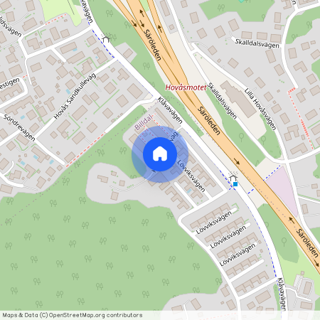 Klåva gårdsväg, Hovås