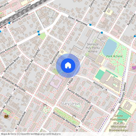 ul. 1 Maja 6, Skorosze, Ursus, Warszawa, mazowieckie