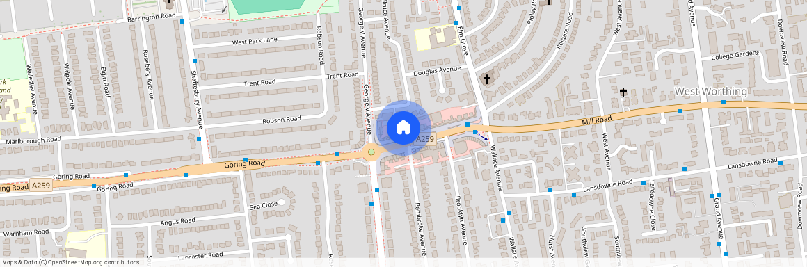 Goring Road, Goring-By-Sea, Worthing, West Sussex, BN12