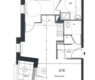 Location Appartement 2 pièces 47m² ST HERBLAIN 44800 - Photo 6