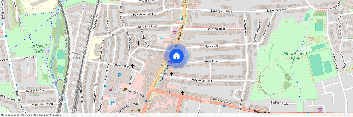 Rushey Green, Catford, London, SE6