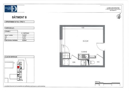 Location Appartement 1 pièce 22m² VILLENAVE D ORNON 33140 - Photo 5