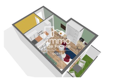 Location Appartement 1 pièce 23m² - Photo 5