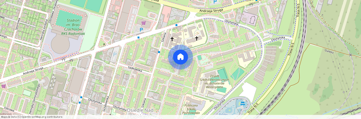 ul. Olsztyńska, Osiedle Nad Potokiem, Radom, mazowieckie