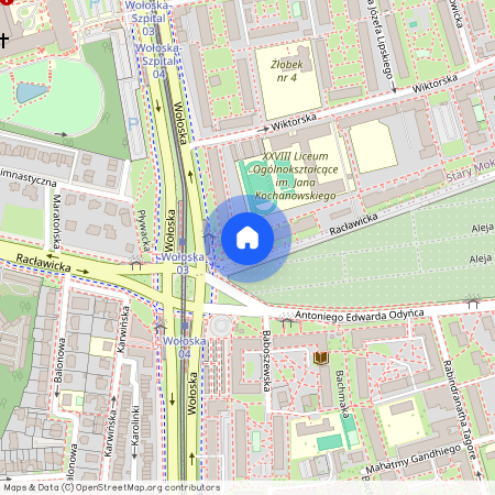 Warszawa Mokotów Stary Mokotów, Racławicka