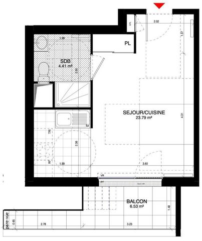 Location Appartement 1 pièce 28m² CHATENAY MALABRY 92290 - Photo 5